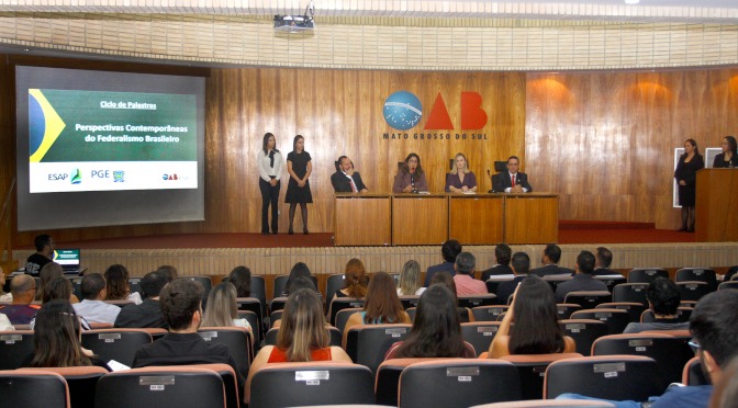 Federalismo é debatido em evento da Escola da PGE Fotos: Saul Schramm