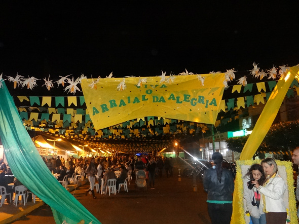 Arraial da Alegria realizado em 2014 / Foto: Moreira Produções