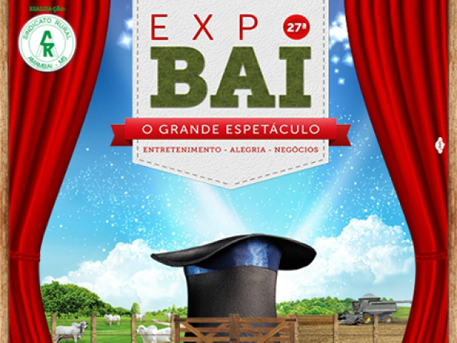Programação da 27ª Expobai para o sábado (5) Programação da 27ª Expobai para o sábado (5)