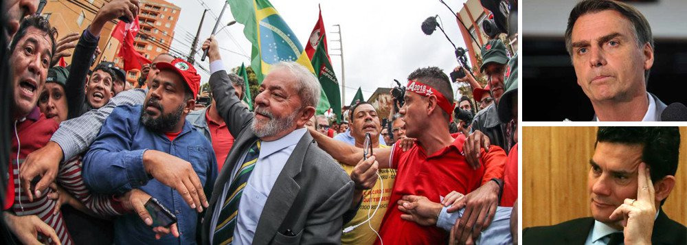 Lula dispara após condenação e disputa 2º turno com Bolsonaro Foto: Divulgação