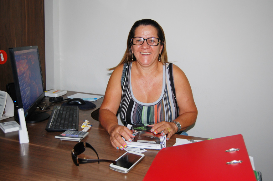 Olga Mariano, presidente do Simted de AmambaiFoto: Assessoria