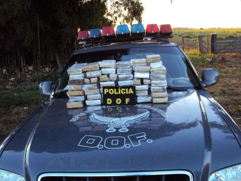 DOF apreende 37 kg de maconha na MS-156