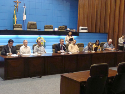 Audiência pública sobre as “Perdas causadas pela proliferação desordenada de Javalis em MS”, realizada na Assembléia Legislativa de MS.