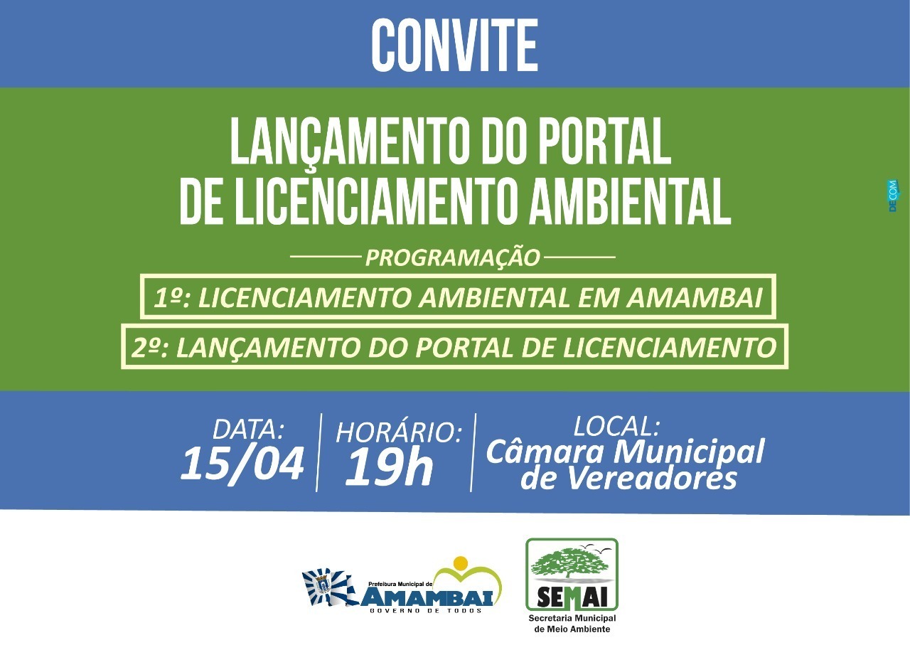 Prefeitura de Amambai lança Portal de Licenciamento Ambiental