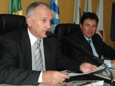 Presidente do legislativo, vereador Roberto DiasFoto: Moreira Produções