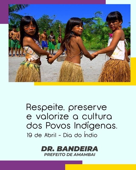 Prefeitura de Amambai comemora Dia do Índio com homenagem Foto: Decom