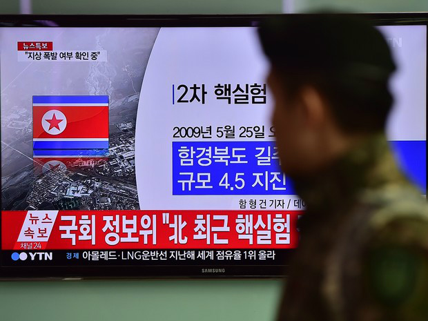 Tremor causado por teste com bomba H na Coreia do Norte é sentido no Brasil