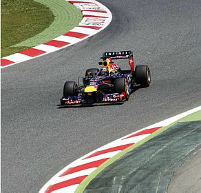 Albert Gea/ReutersVettel foi o mais rápido no circuito de Barcelona