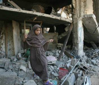 Destruição em Gaza. Foto: Ocha
