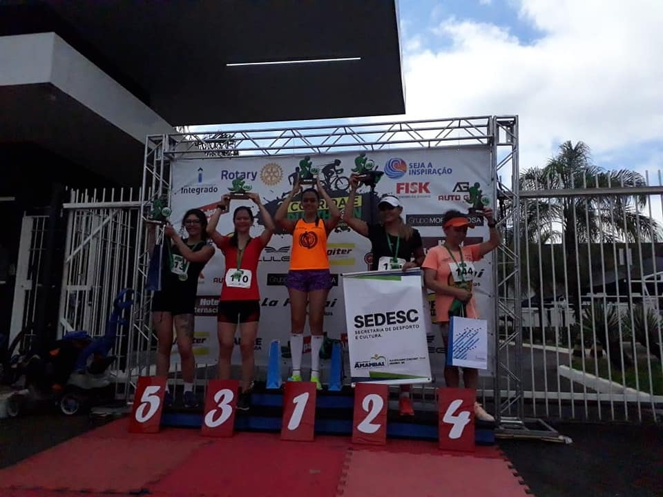 Carina, conseguiu o 2º lugar na categoria Geral e Paulo, o 2º lugar na categoria Duathlon.