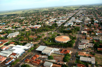 Vista aérea da cidade de Nova AndradinaFoto: Divulgação