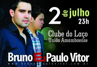 Bruno e Paulo Vitor preparam show de lançamento de seu primeiro CD em Amambai.