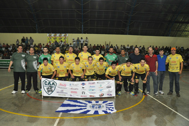 A equipe do CAA/ Santa Rosa disputou a Copa Morena em 2015 e ficou em 3º lugar