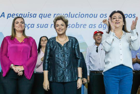 Palmas - Presidenta Dilma Rousseff durante inauguração da sede da Embrapa Pesca e Aquicultura Roberto Stuckert Filho/PR