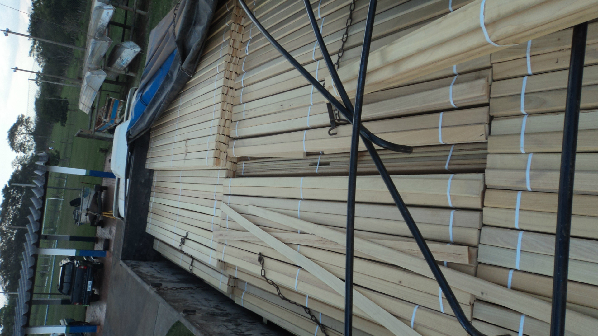 PMA apreende carga de madeira transportada sem documentação e autua empresa