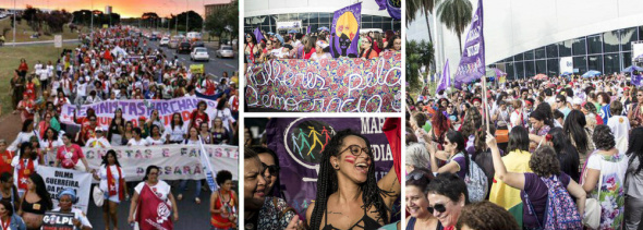 Mulheres vão ao Senado tentar barrar o impeachment Foto: Divulgação