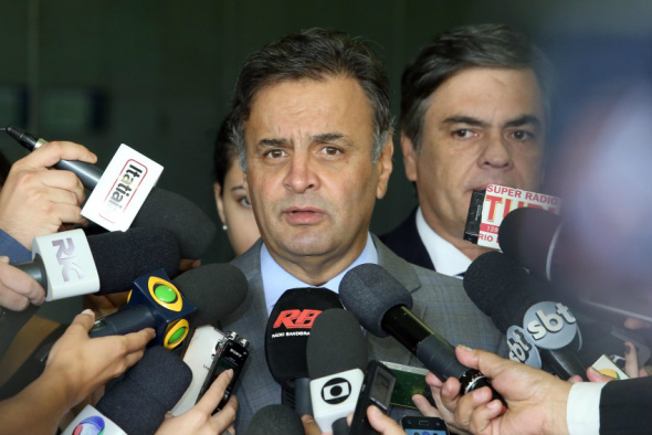 Aécio: PSDB correrá o risco de estar com Temer Presidente Nacional do PSDB, senador Aécio Neves (MG)Foto: Divulgação