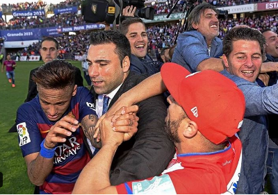 Neymar foi agredido por torcedor do Granada após jogo do Barcelona