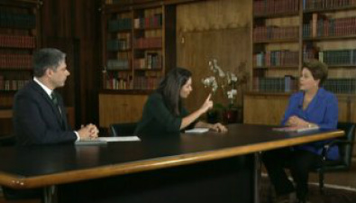 Agredida no JN, Dilma não vai ao Jornal da Globo Agredida no JN, Dilma não vai ao Jornal da Globo