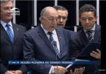 Suplente de Delcídio e mais dois tomaram posse no Senado Suplente do ex-senador Delcidio do Amaral, Pedro Chaves, toma posse no senado federal / Foto: Divulgação