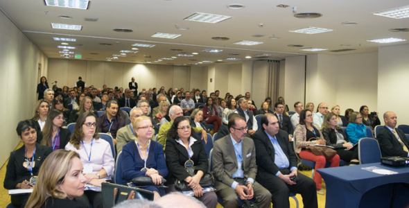 Diretores participaram de workshops funcionais ministrados pelos diretores dos setores, que explanaram e explicaram sobre Treinamento e Desenvolvimento (Mariana G. Anunciato), Projetos Sociais (Maria Zélia Camargo), Jurídico (Kleber Moura) e Diplomas (Joaquim Santiago) / Foto: Assessoria