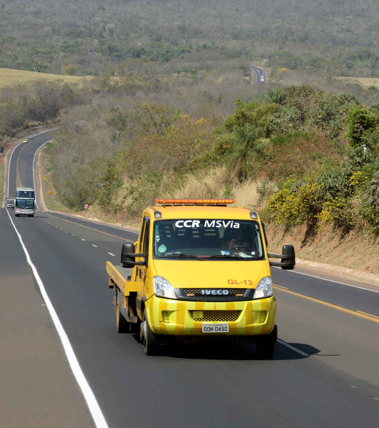 CCR MSVia recomenda: revise o veículo antes de pegar a estrada Guinchos estão à dispoosição 24 horas por dia – foto Clóvis Ferreira