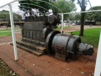 Vereador Daniel Riquelme tornou o antigo motor de luz, patrimônio histórico de Amambai / Foto: Assessoria