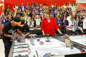 Dilma participa da Olímpiada do Conhecimento em Belo Horizonte Dilma participa da Olímpiada do Conhecimento em Belo Horizonte