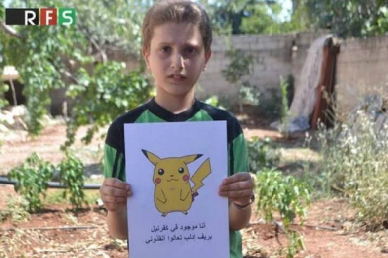 Crianças sírias usam pokémons para pedir socorro