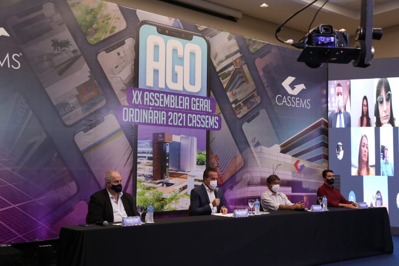 Cassems presta contas do ano de 2020 em Assembleia Geral Ordinária (AGO) Foto: Divulgação/Cassems