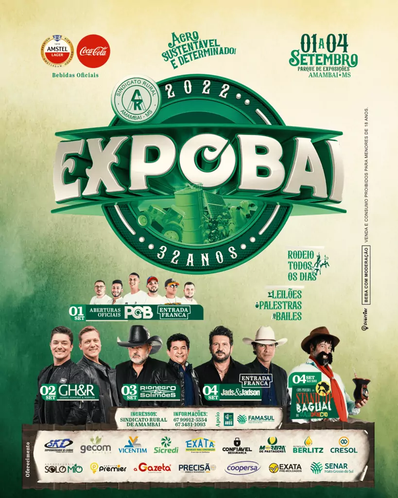32ª Expobai acontece de 1º a 4 de setembro 32ª Expobai acontece de 1º a 4 de setembro