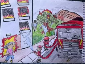 Especial Dia das Crianças: Concurso de Desenhos do CBMMS teve 80 participantes; confira o resultado