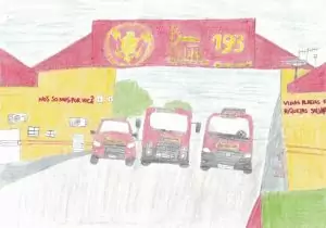 Especial Dia das Crianças: Concurso de Desenhos do CBMMS teve 80 participantes; confira o resultado