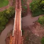 Ponte da Estrada Boiadeira está temporariamente interditada para manutenção