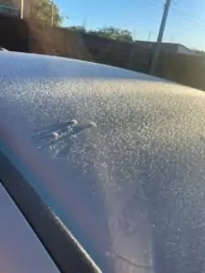 Geada atinge Amambai e temperaturas despencam a 2ºC na madrugada desta terça-feira (24)