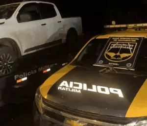 Polícia intercepta veículo furtado e prende suspeito armado após perseguição em Amambai