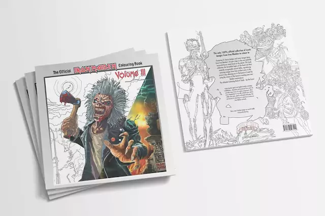Iron Maiden lança o terceiro livro de colorir oficial Iron Maiden lança o terceiro livro de colorir oficial