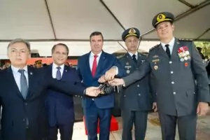 MS reforça atuação dos Bombeiros com entrega de novas viaturas e formatura de oficiais e soldados temporários