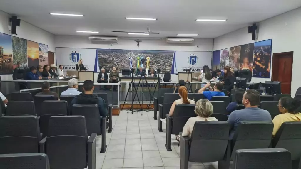 Sessões legislativas de 2026 têm início em Amambai