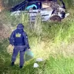 DOF apreende drogas, agrotóxicos e cigarros eletrônicos após perseguição e capotamento em Mundo Novo