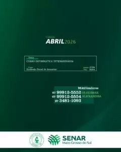 Sindicato Rural de Amambai oferece cursos gratuitos para o mês de abril em parceria com o Senar/MS